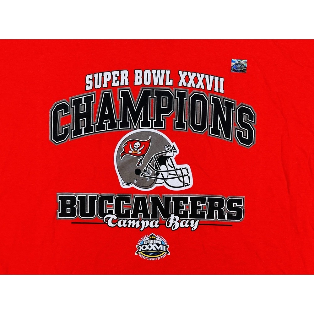 Tampa Bay Buccaneers Super Bowl XXXVII Shirt New Sz 2XL